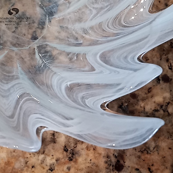 Vintage ARTE MURANO Crystal. By, Creazioni Silverstri. ITALY. Fanciful Shape. - Picture 15 of 16